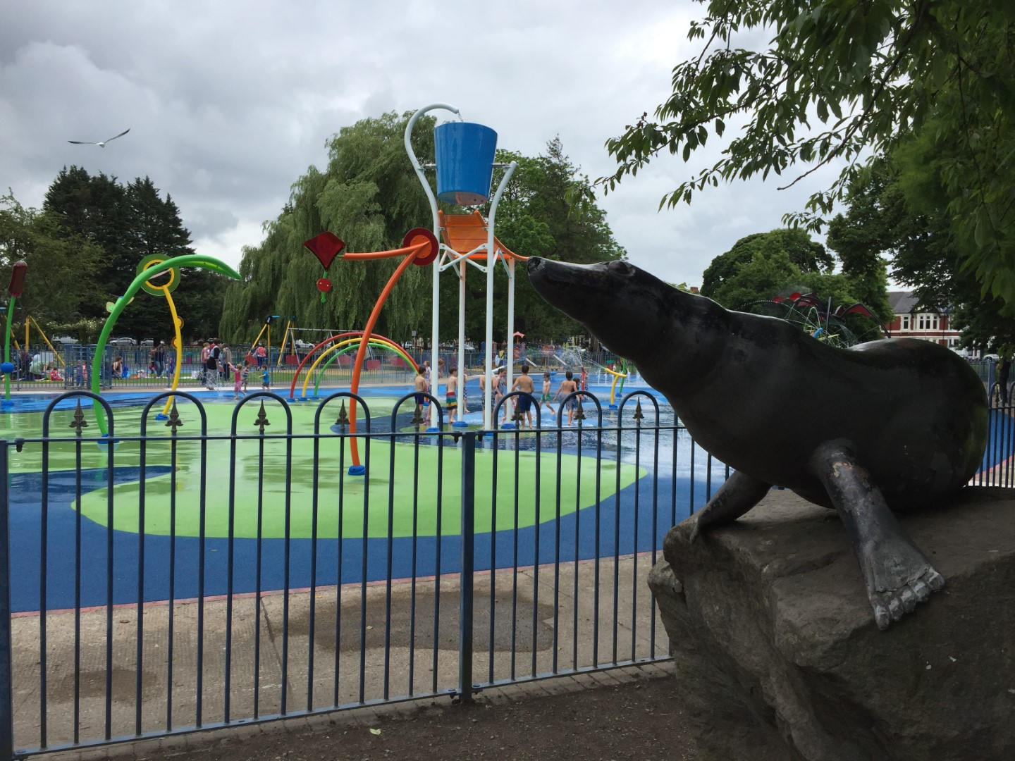 Victoria Park Splashpad, Cardiff